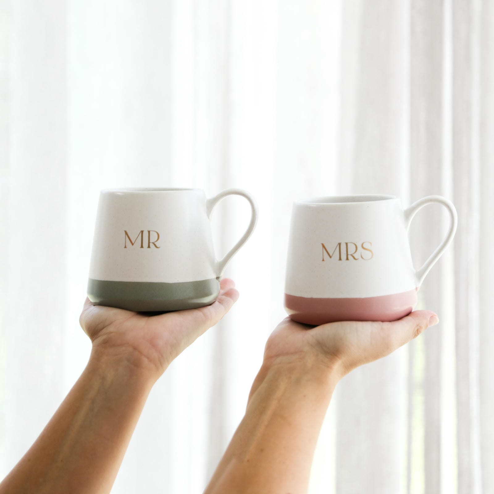 Wedding Mr & Mrs Mug Set 