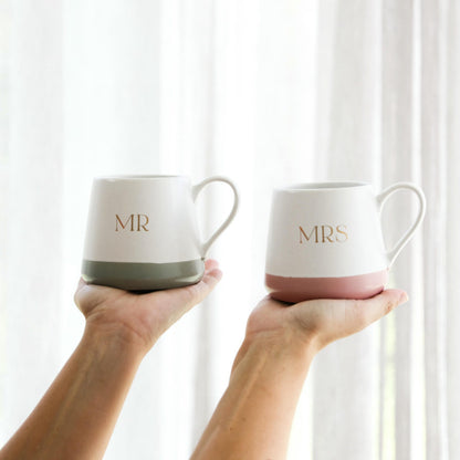 Wedding Mr & Mrs Mug Set 