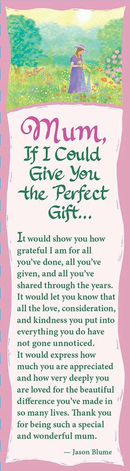 MUM PERFECT GIFT BOOKMARK 