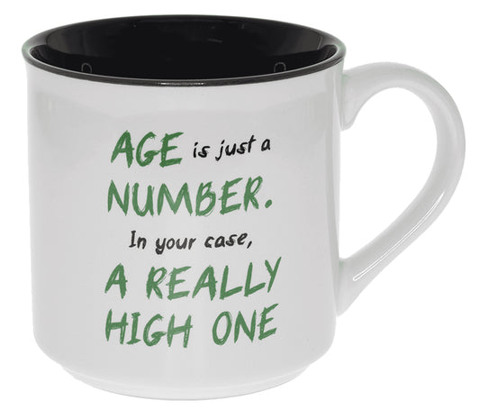 AGE IS A NUMBER MUG 