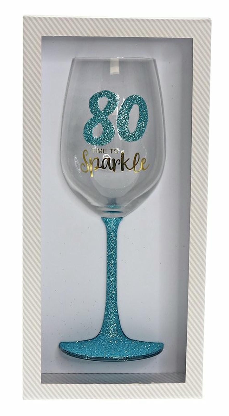 80 SPARKLE MINT WINE GLASS 