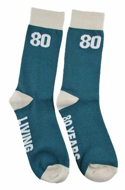 80 YEARS YOUNG MUG AND SOCK SET 