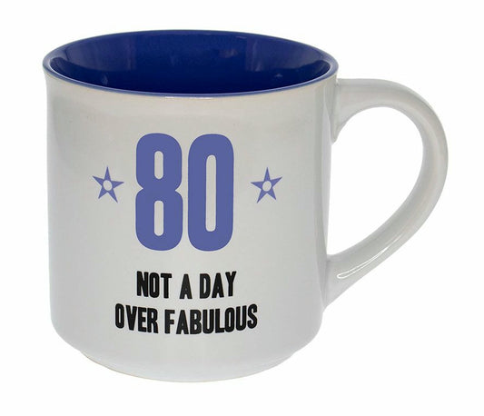 80 NOT A DAY OVER MUG 