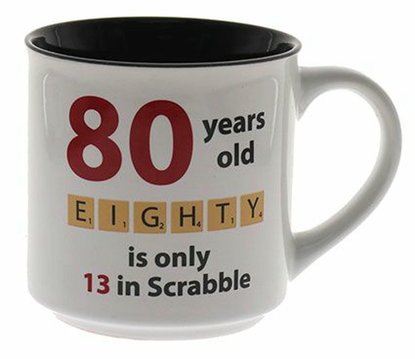 SCRABBLE 80 AGE MUG 