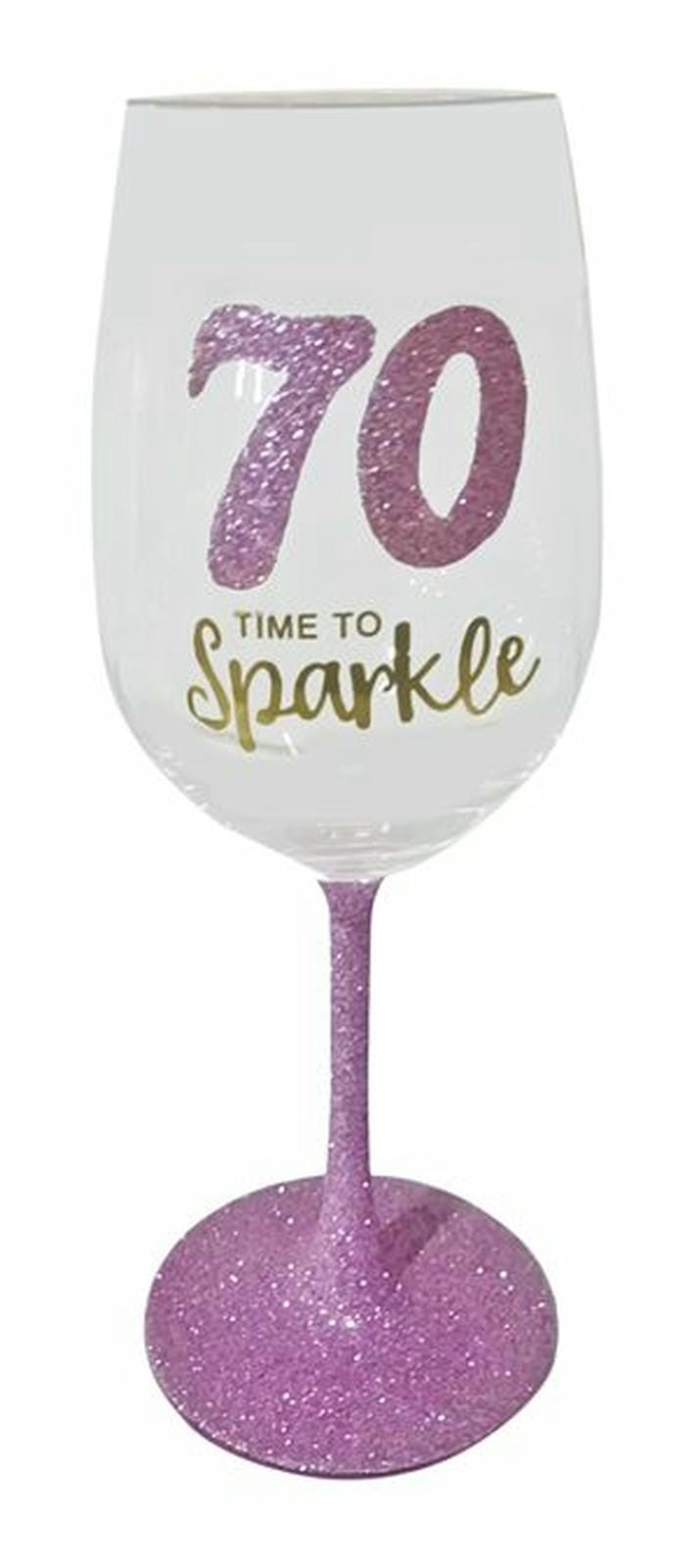 70 SPARKLE PINK MUSK WINE GLASS 