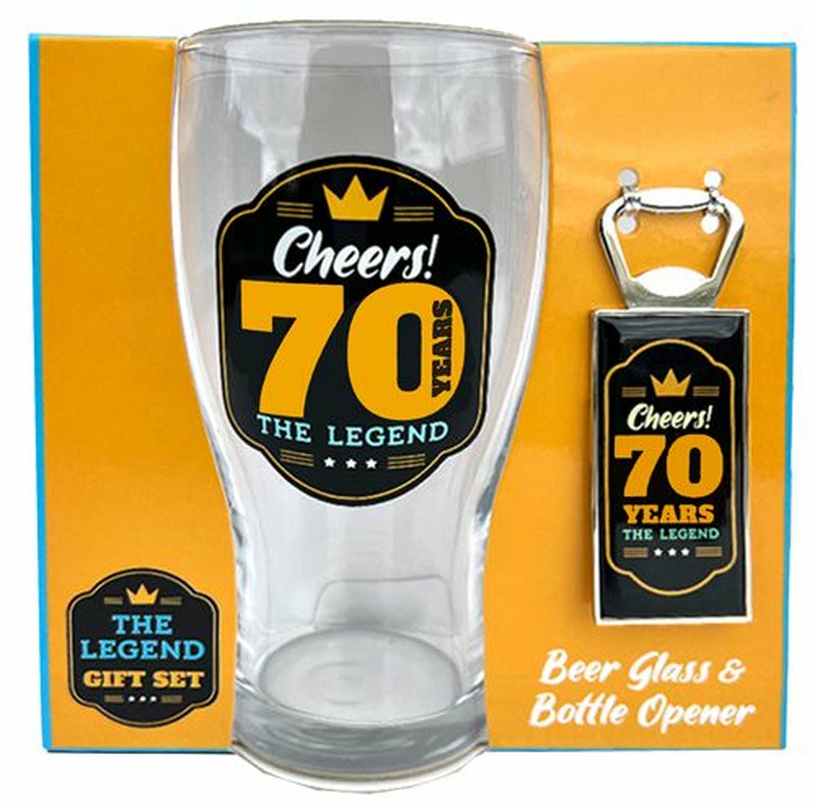 70 BEER GLASS BOTTLE OPEN SET 