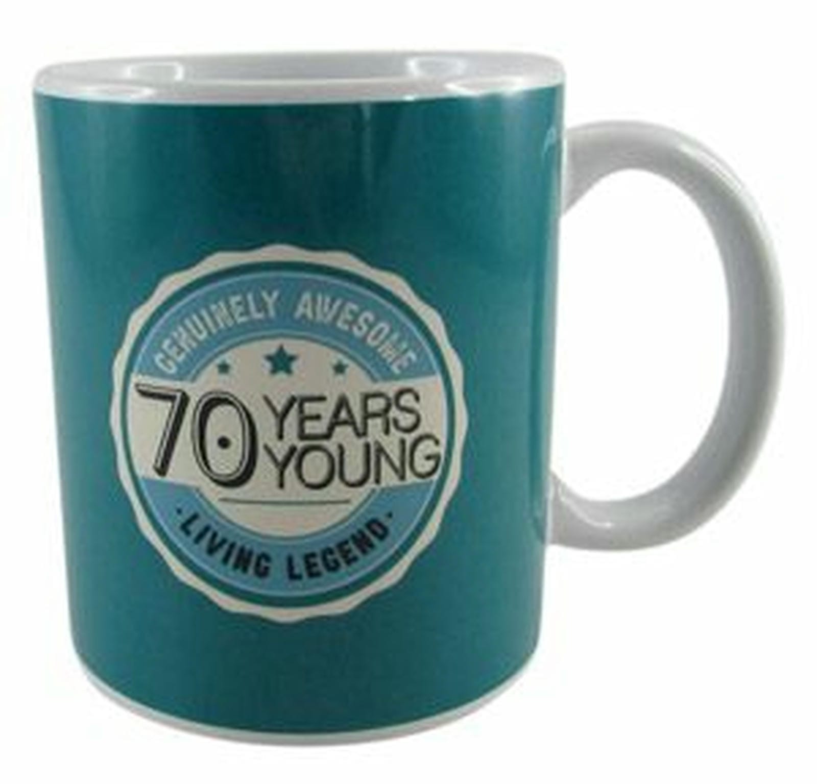 70 YEARS YOUNG MUG AND SOCK SET 