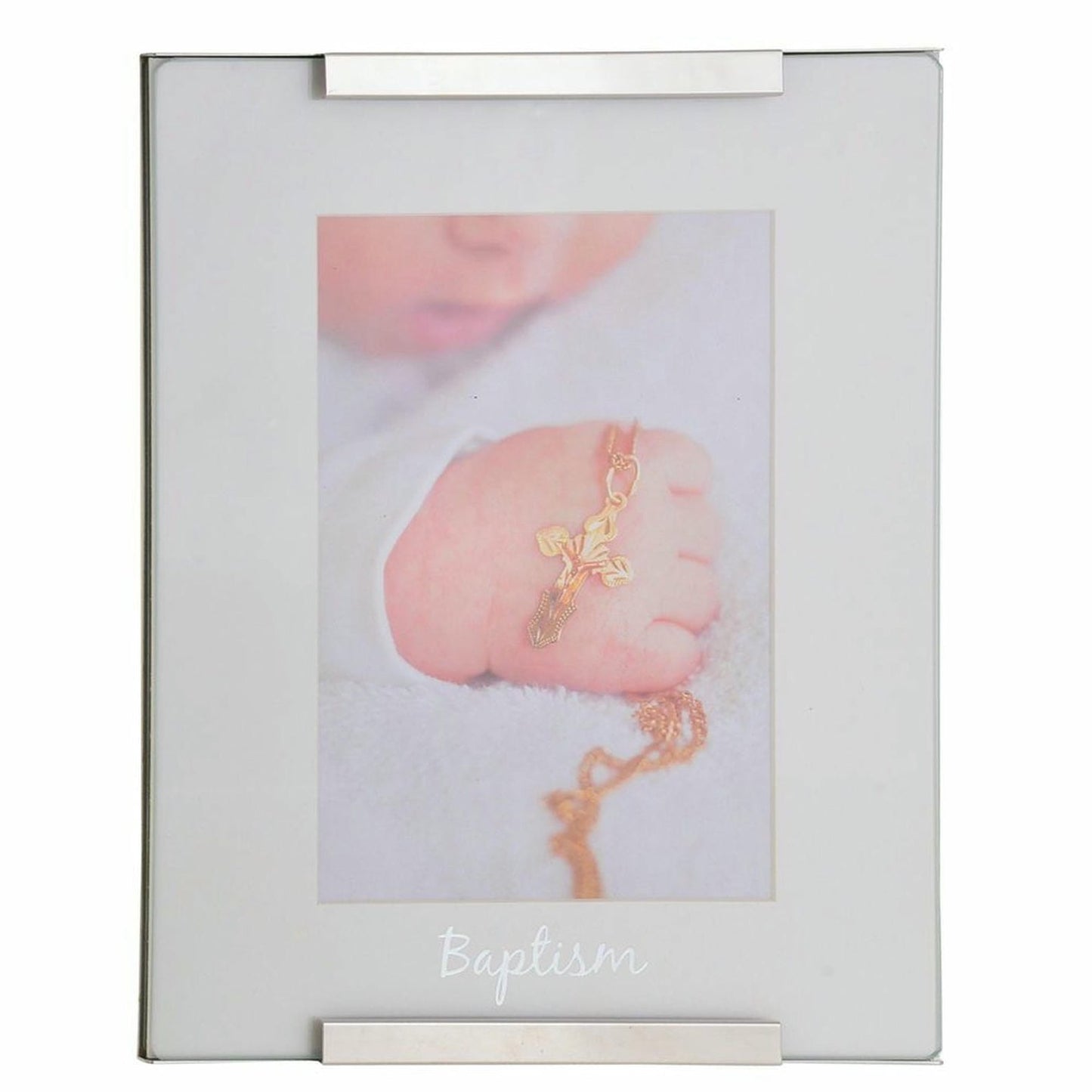 Baptism Silver Frame 4X6