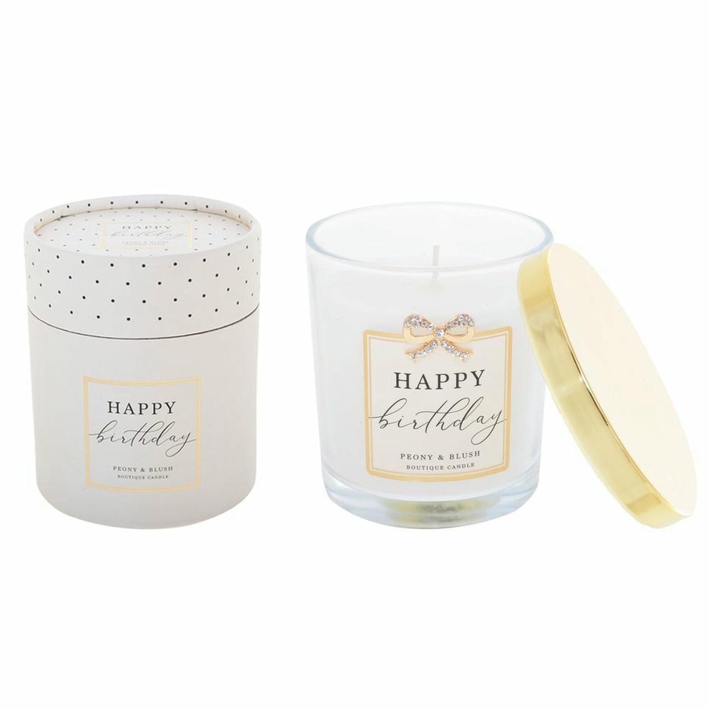 Jewelled Happy Birthday Candle