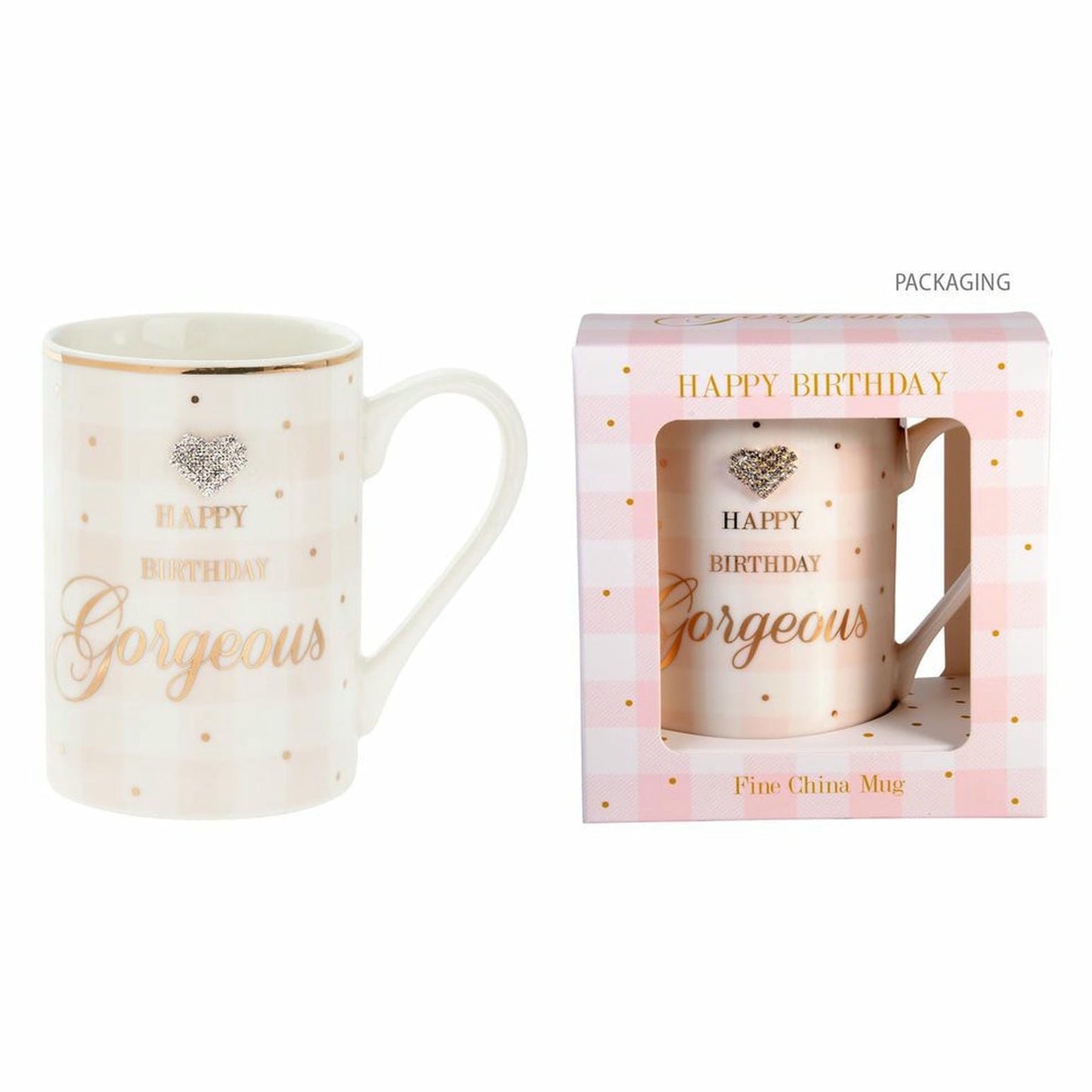 Mad Dots Happy Birthday Mug