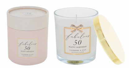 Jewelled 50th Birthday Candle