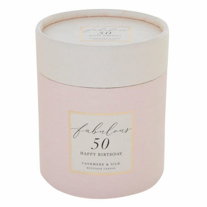 Jewelled 50th Birthday Candle