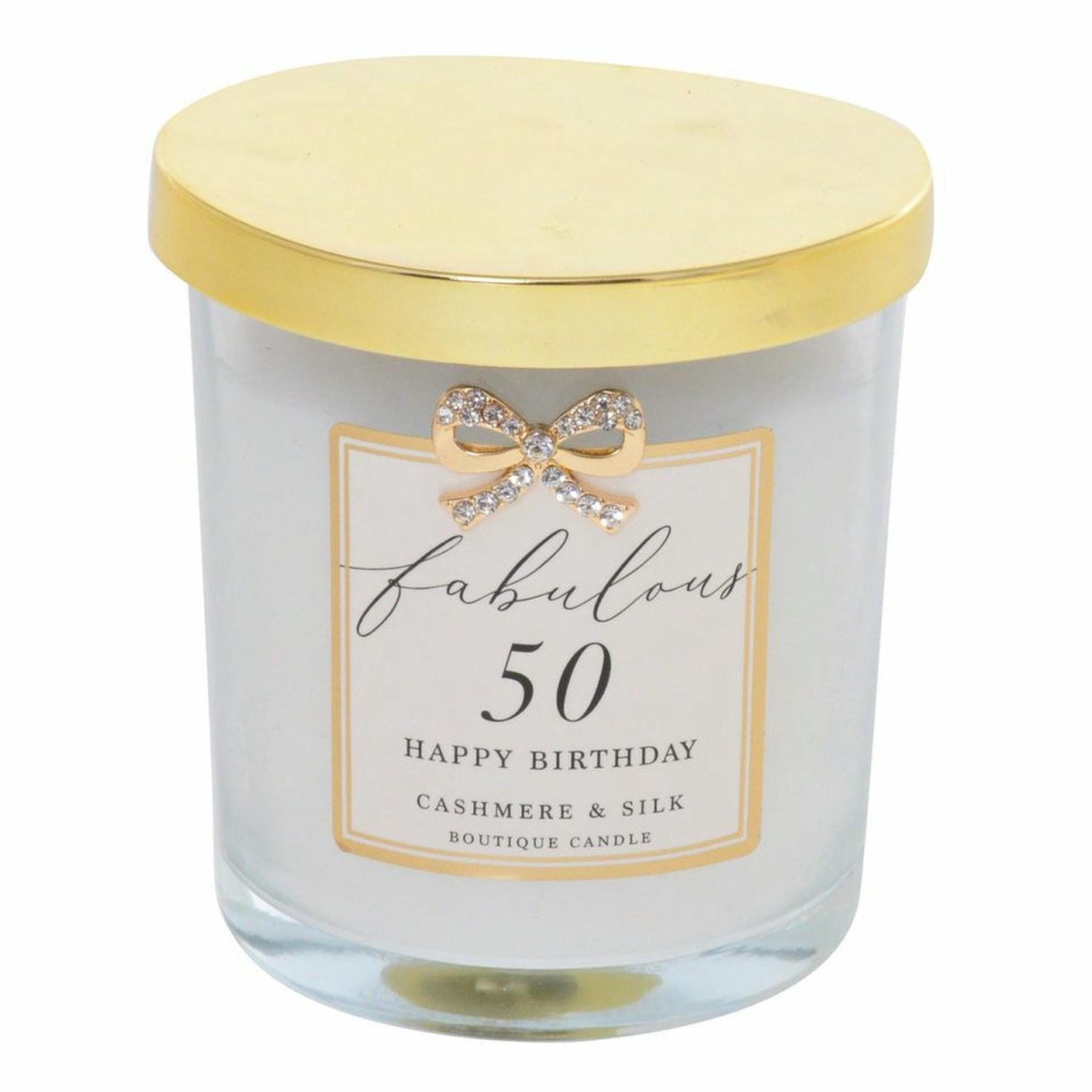 Jewelled 50th Birthday Candle