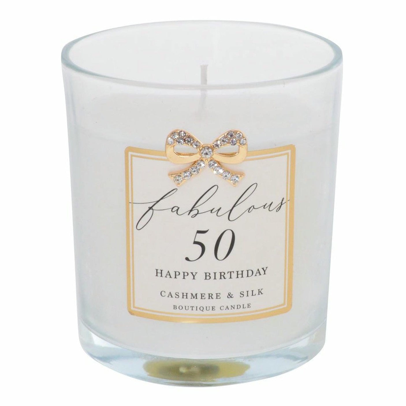 Jewelled 50th Birthday Candle