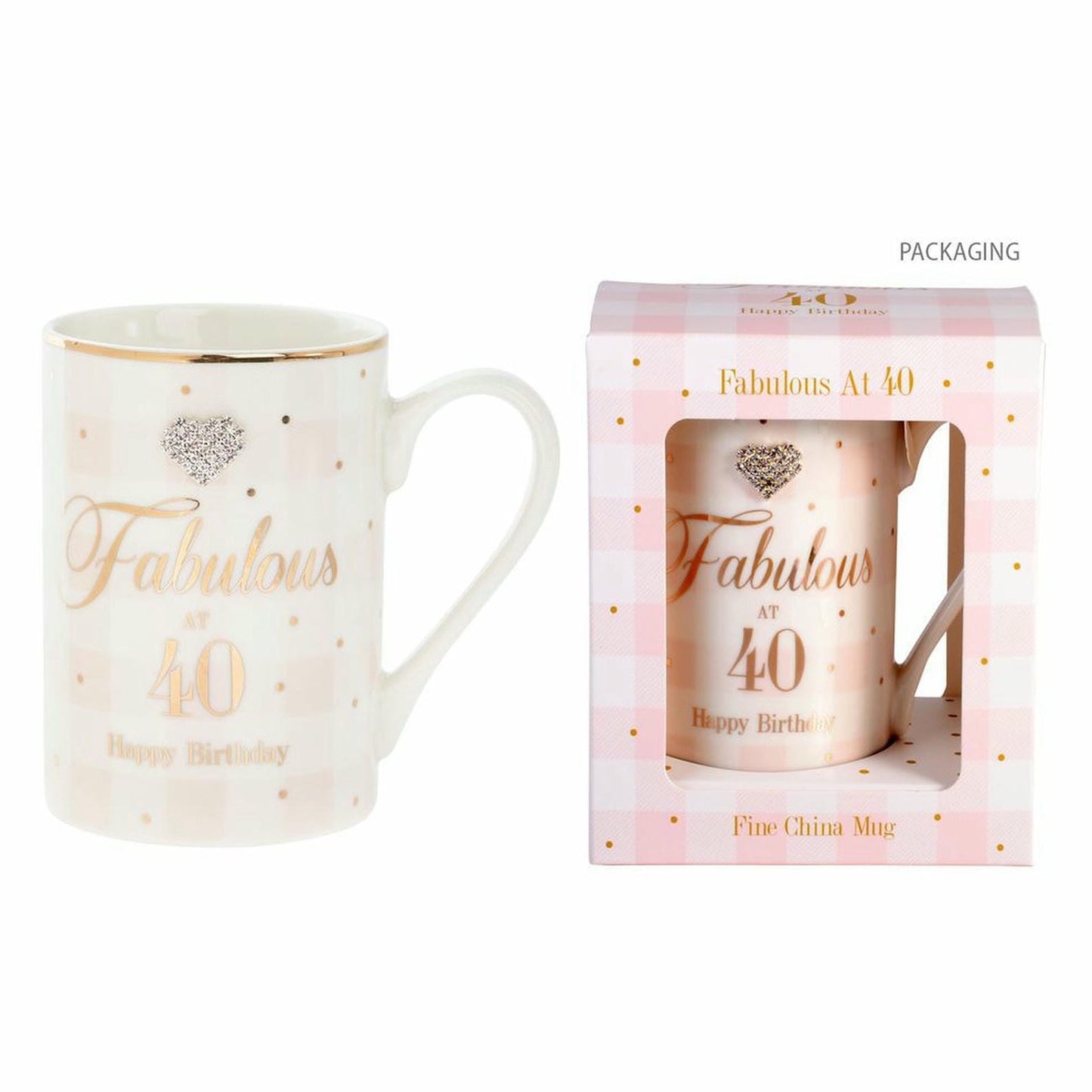Mad Dots 40th Birthday Mug