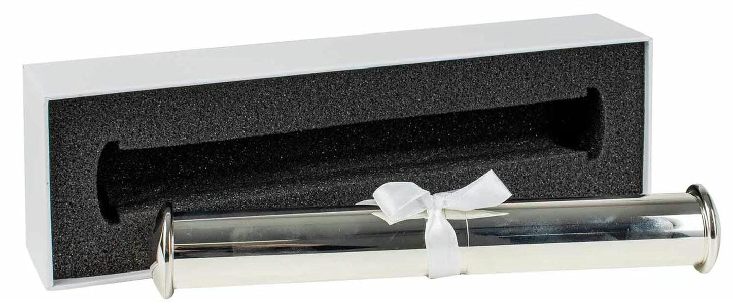 SILVER PLATE CERTIFICATE HOLDER 
