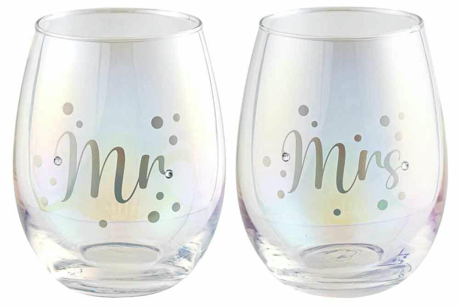 MR & MRS S LESS HOLOGRAPHIC SET OF 2 