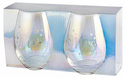 MR & MRS S LESS HOLOGRAPHIC SET OF 2 