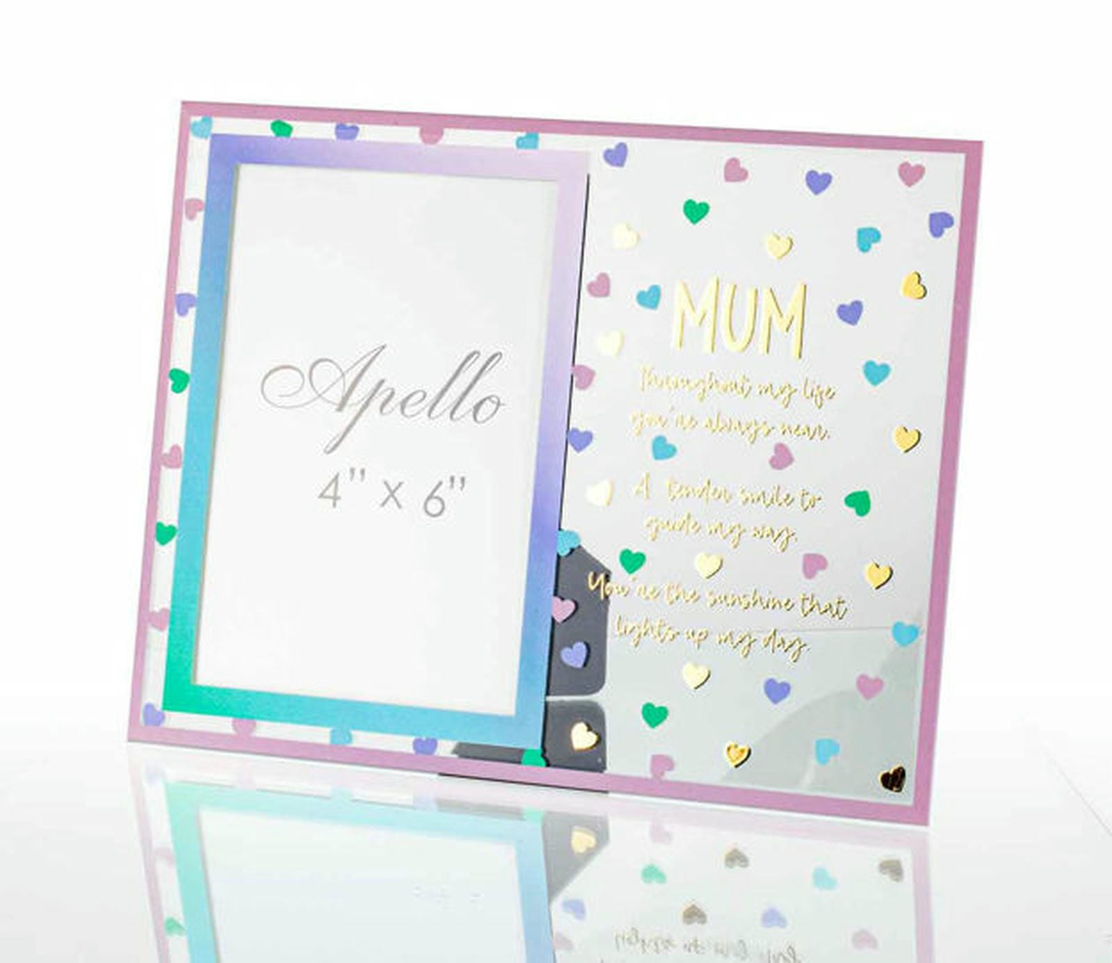 MUM FLOATING HEARTS GLASS PF 