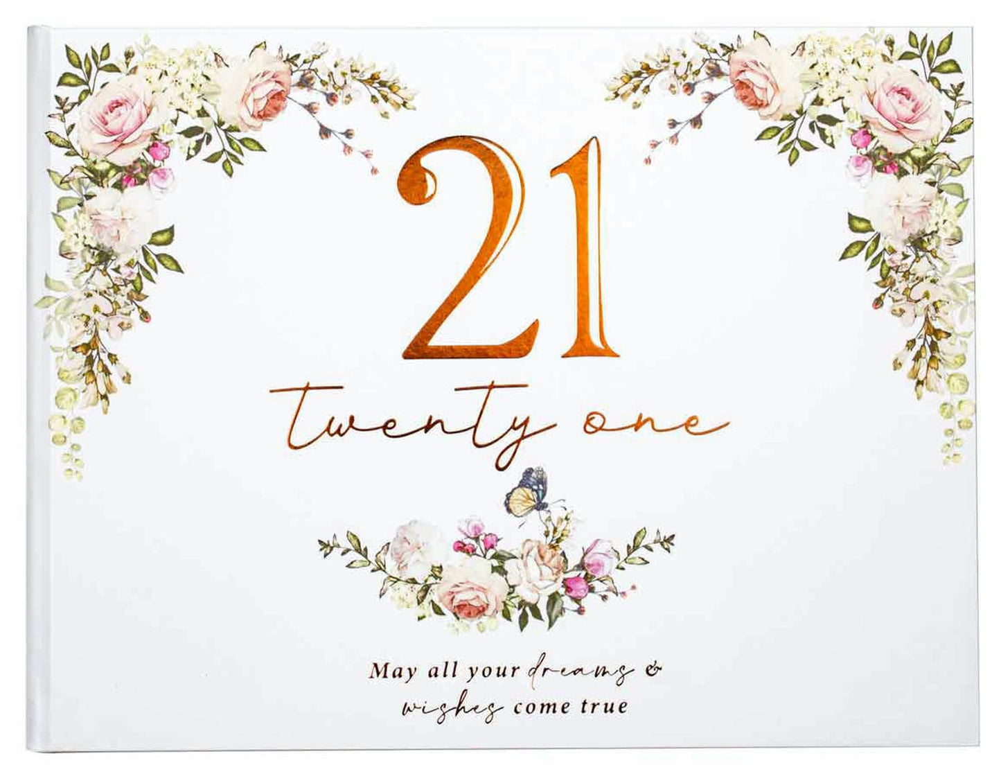 21ST FLORAL GUEST BOOK 