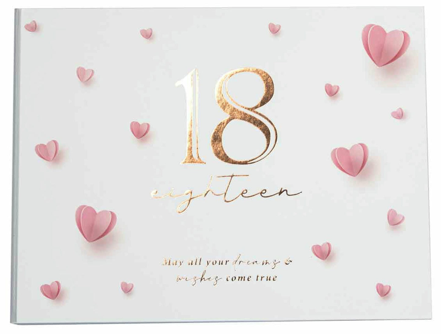 18TH HEART GUEST BOOK 