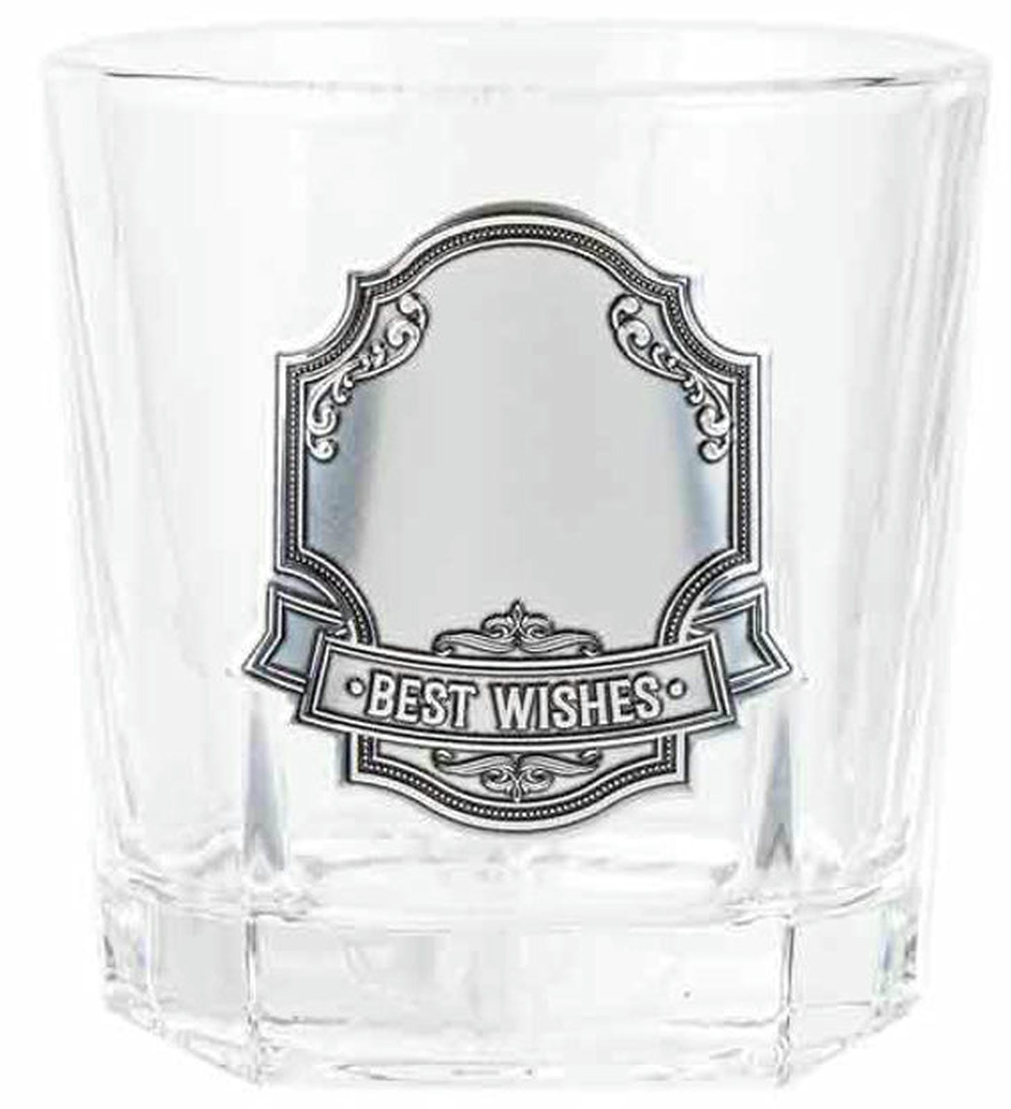 BLANK BADGE WHISKY GLASS 