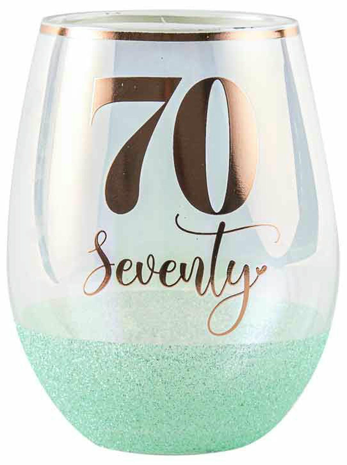 70 GLITTER STEMLESS GREEN 