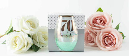 70 GLITTER STEMLESS GREEN 