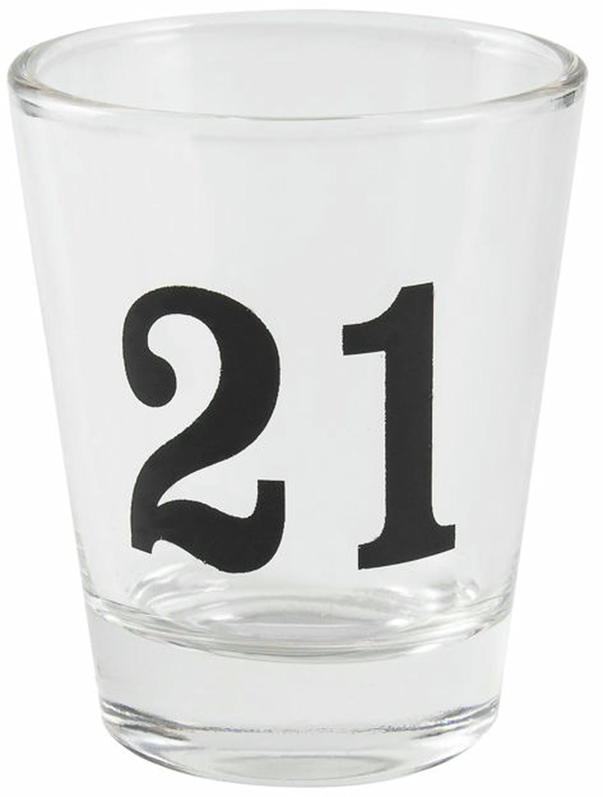 21 SHOT GLASS 