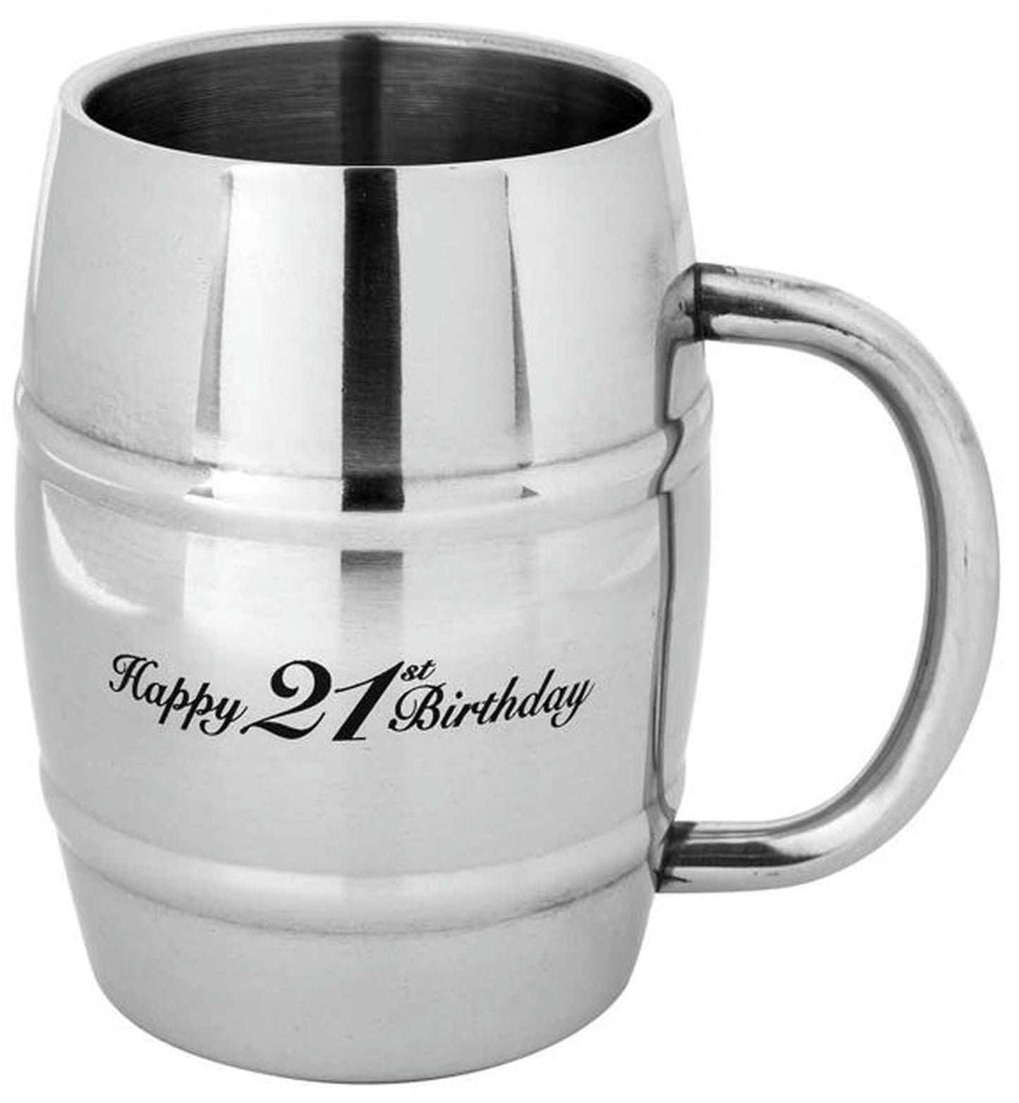 TANKARD 21ST 400ML SS 