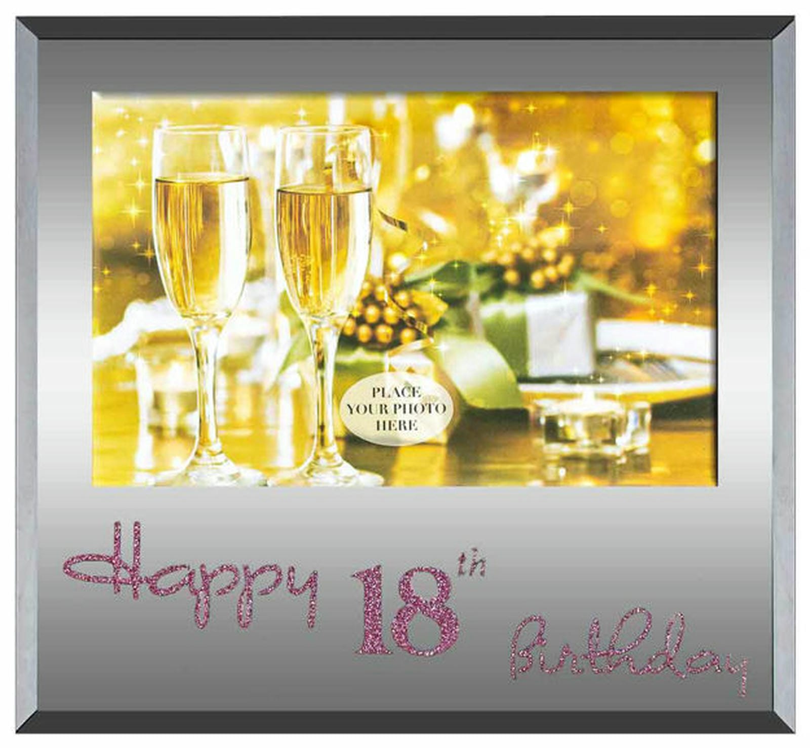 HAPPY 18TH PINK TEXT 