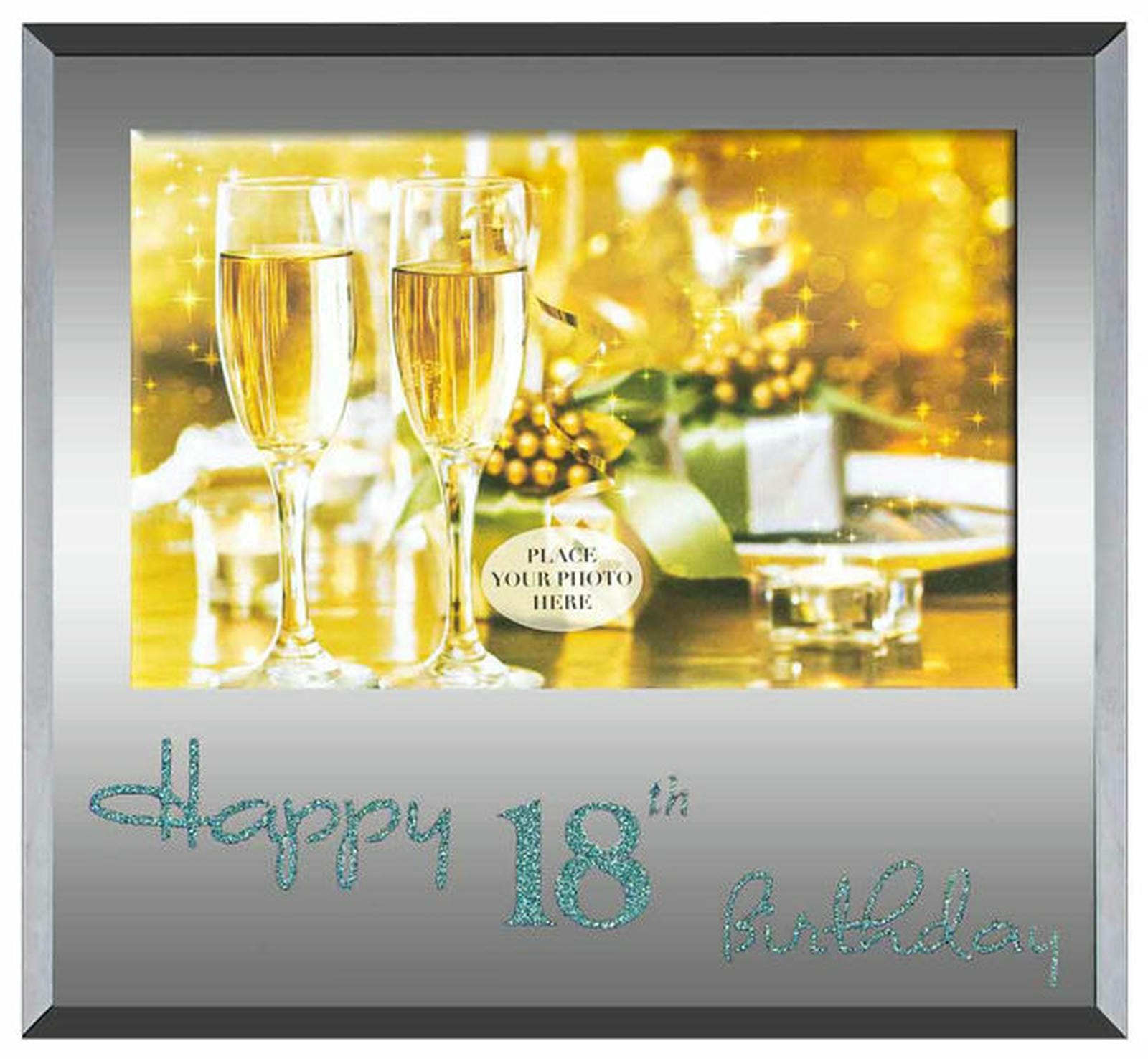 HAPPY 18TH BLUE TEXT 
