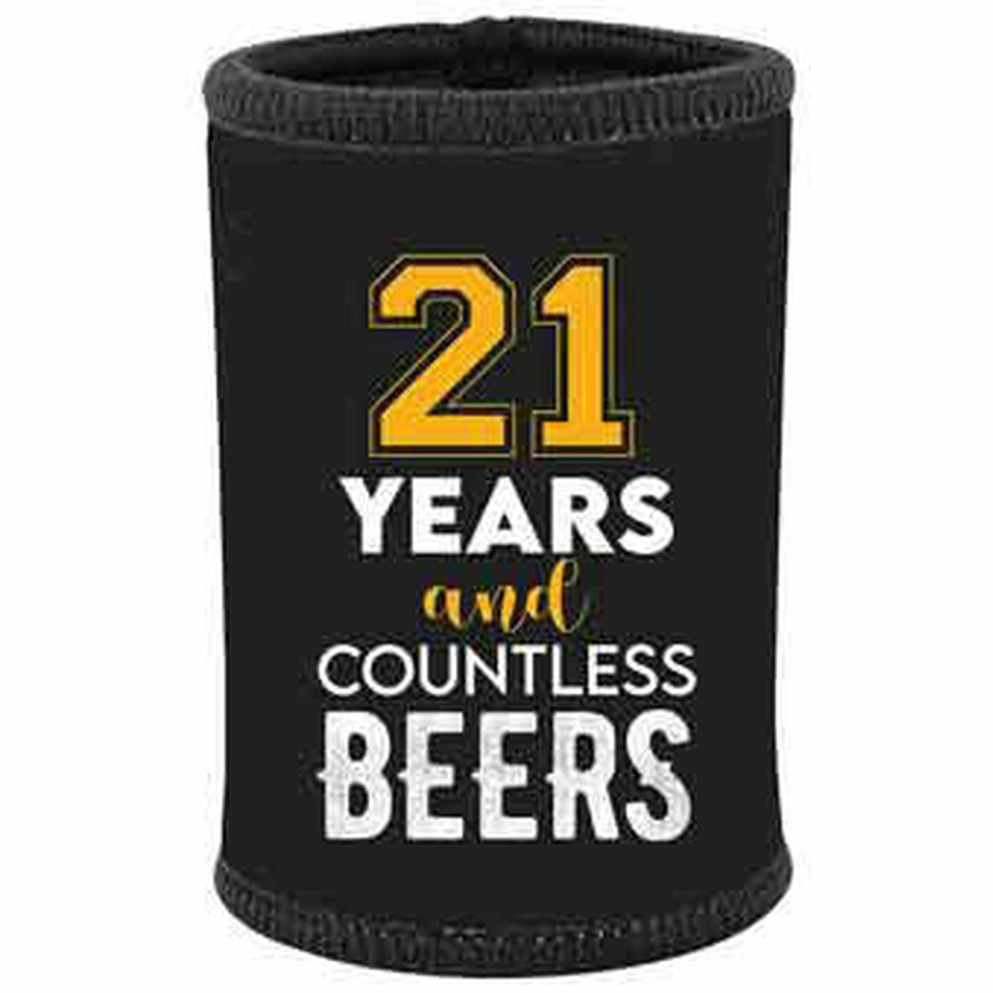 21 YEARS STUBBY HOLDER 