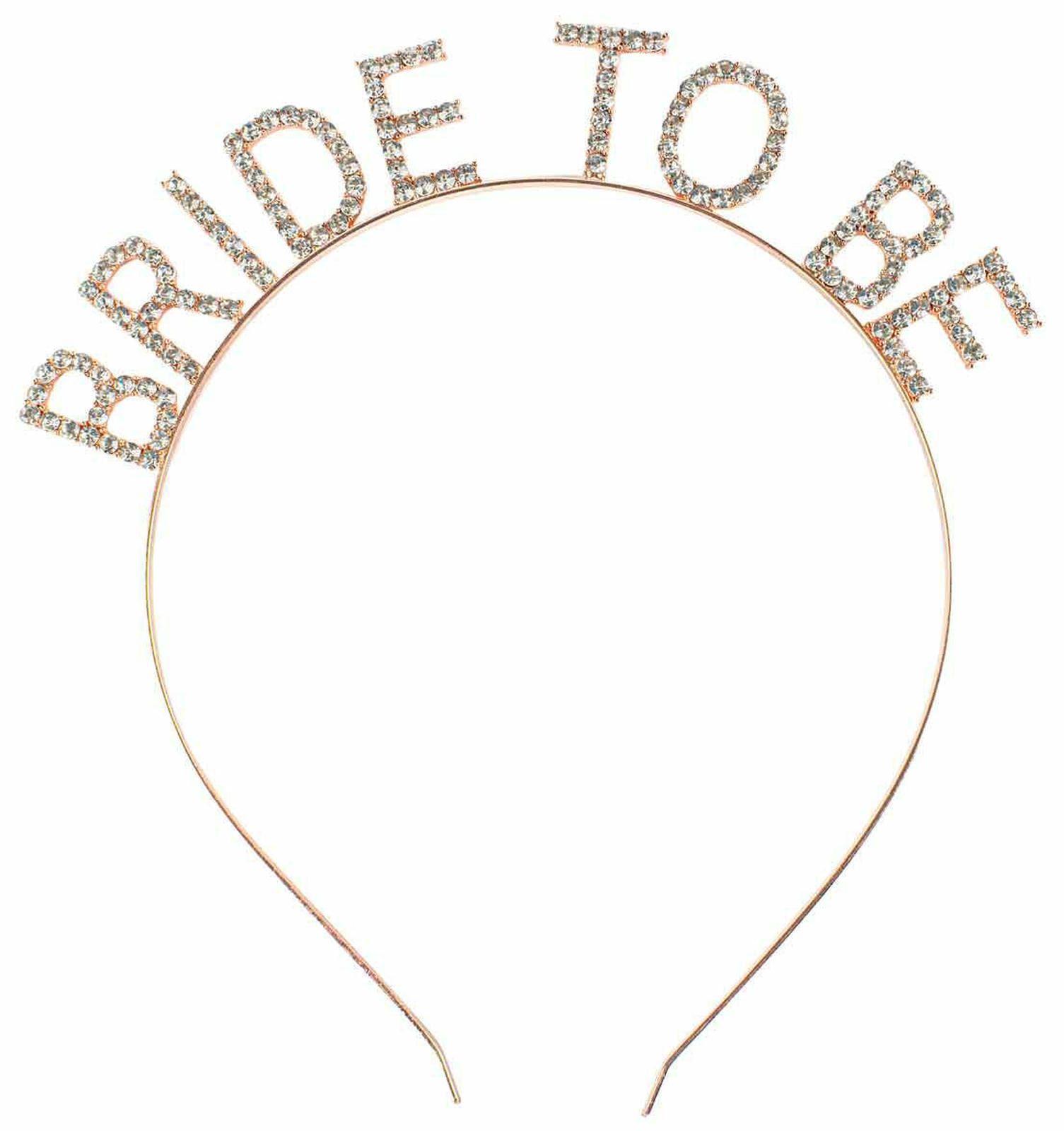 BRIDE TO BE ROSE GOLD HEAD BAND 