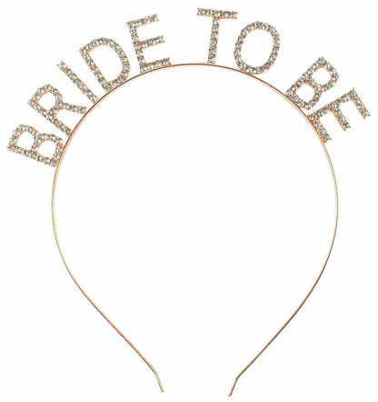 BRIDE TO BE ROSE GOLD HEAD BAND 
