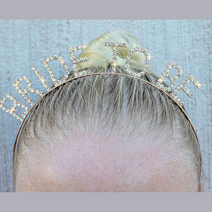 BRIDE TO BE ROSE GOLD HEAD BAND 