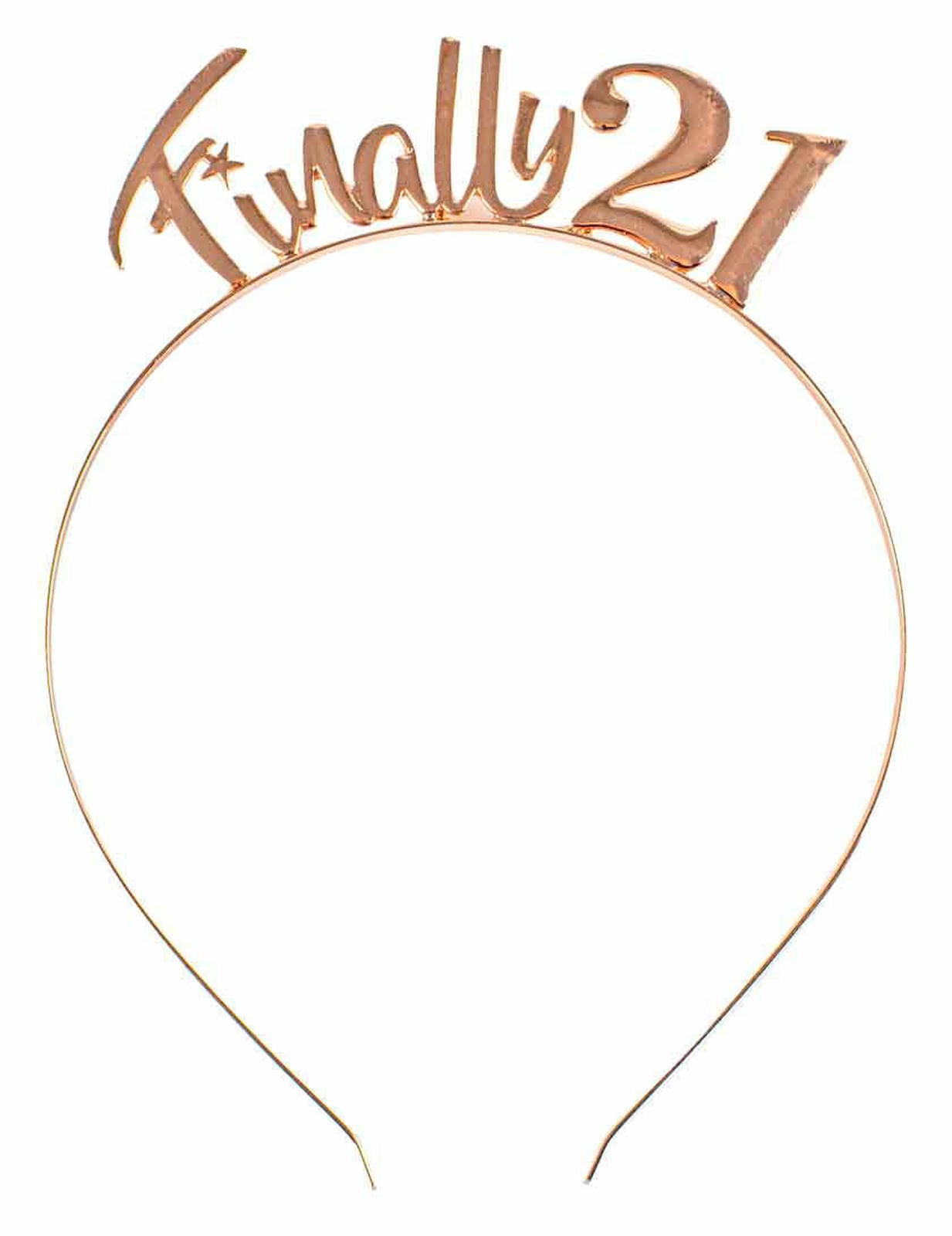 FINALLY 21 ROSE GOLD HEAD BAND 