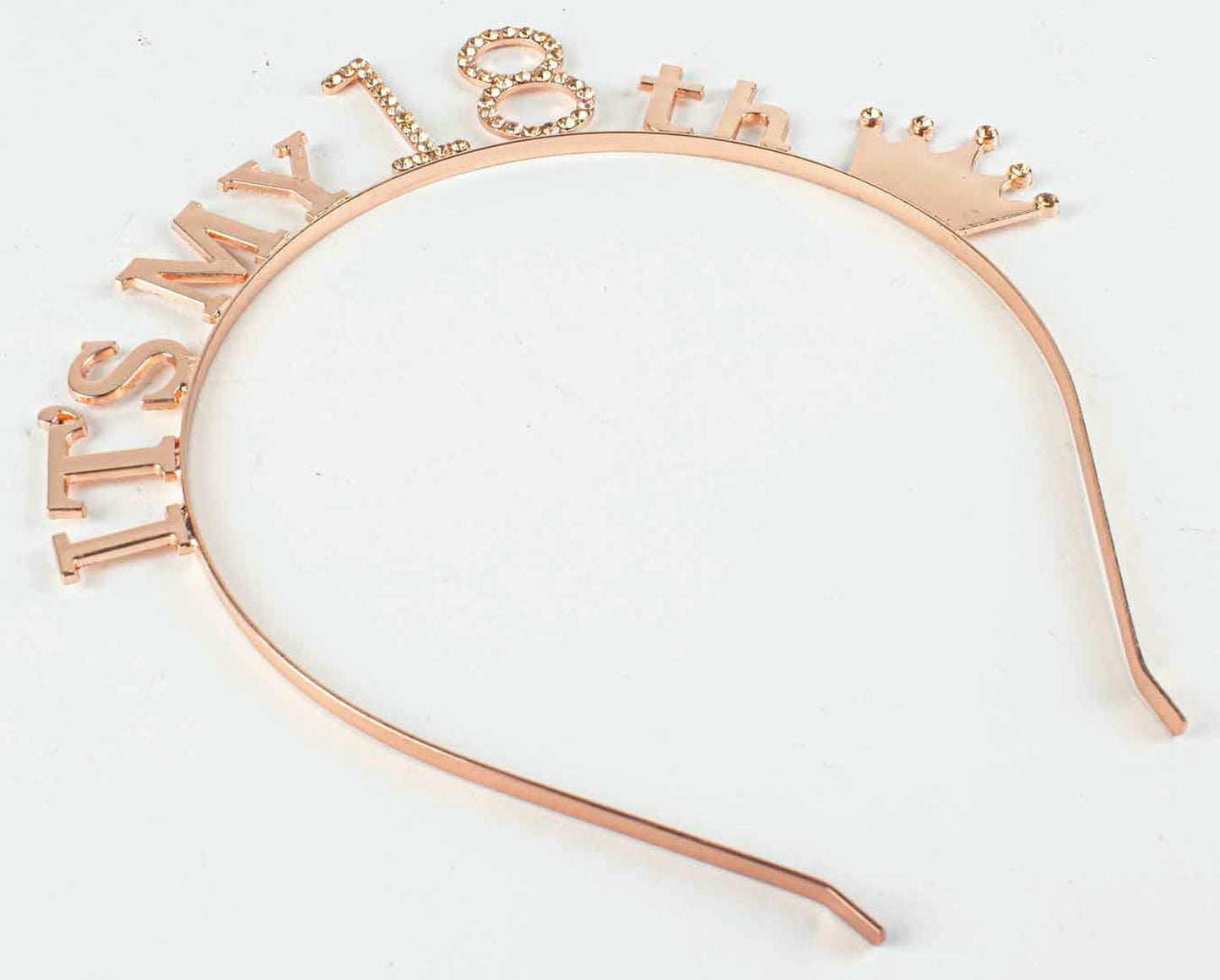 ITS MY 18TH ROSE GOLD HEAD BAND 