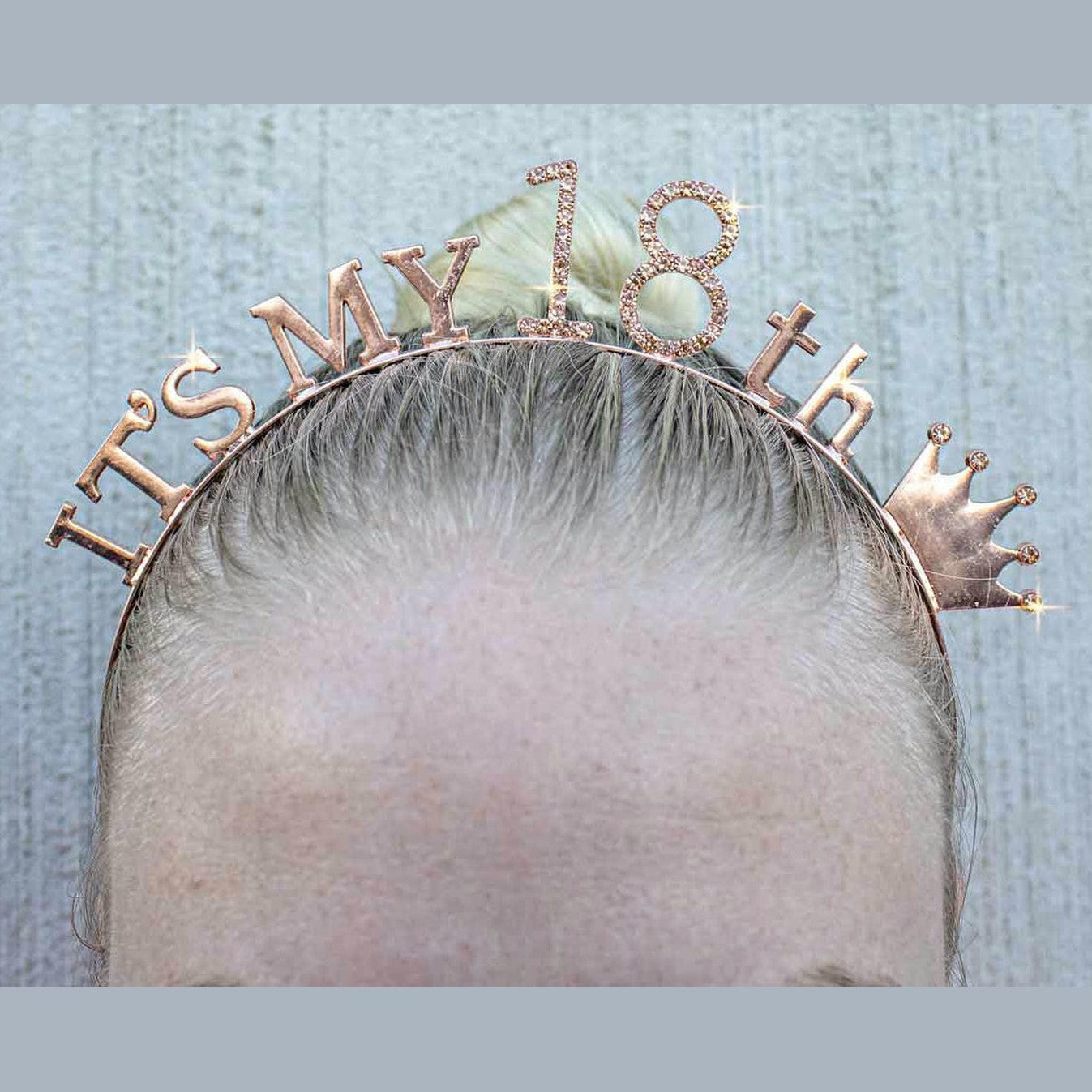 ITS MY 18TH ROSE GOLD HEAD BAND 